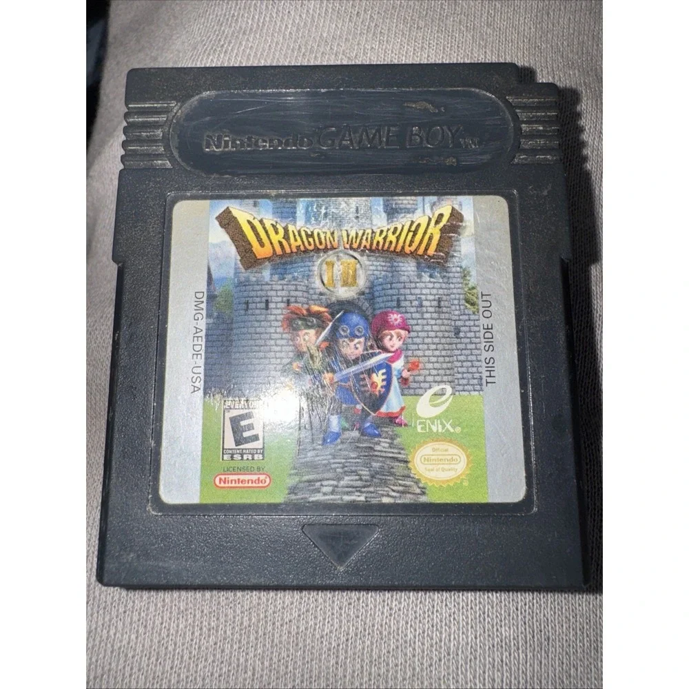 Dragon Warrior I‎ & II (1 & 2) Nintendo Game Boy Color - Tested - Authentic